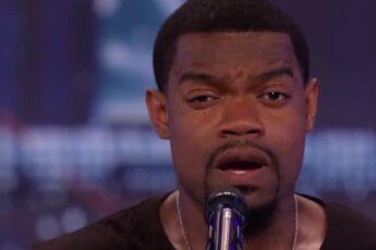 Travis Pratt singing on America's Got Talent